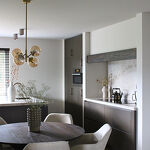 Moderne landelijke keuken - afbeelding en foto's